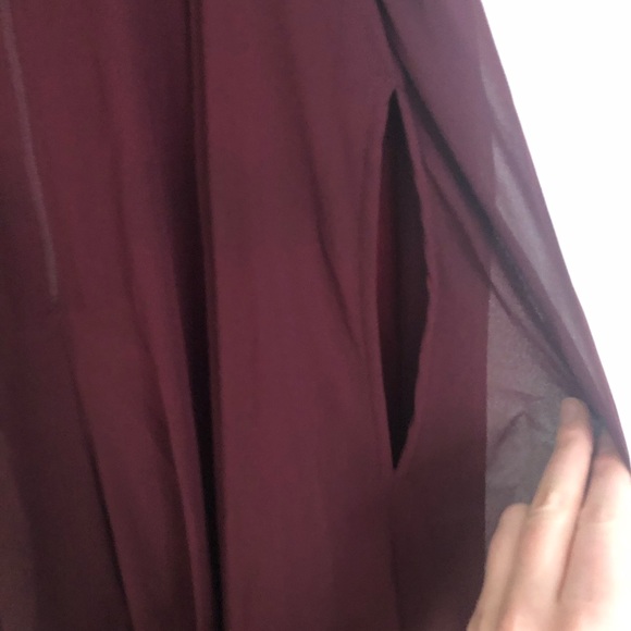 Birdy Grey Small Merlot bridesmaid dress - Picture 4 of 8